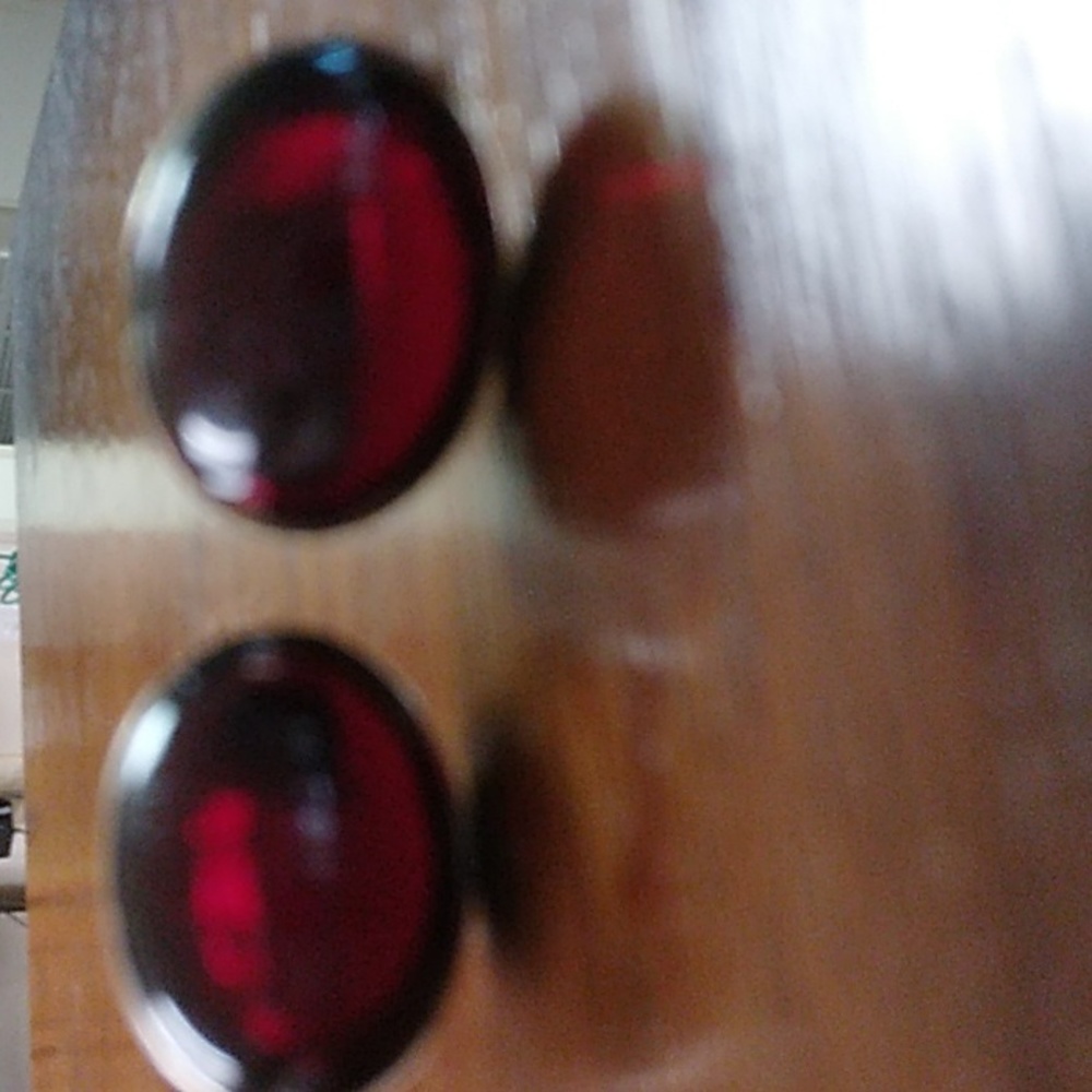 Swank Red Cuff Links - image 1